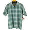 ブラウンバイツータックス BROWN by 2-tacs WOOL NYLON DRY CHECK  OPEN COLLAR S/S シャツ メンズ JPN:M